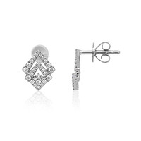 Platina oorbellen met Loepzuivere (F) Diamanten (LUCENT DIAMONDS)