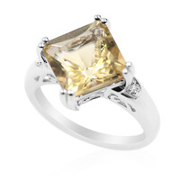 Zilveren ring met een Gouden Labradoriet