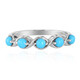 Zilveren ring met Sleeping Beauty Turkooisen