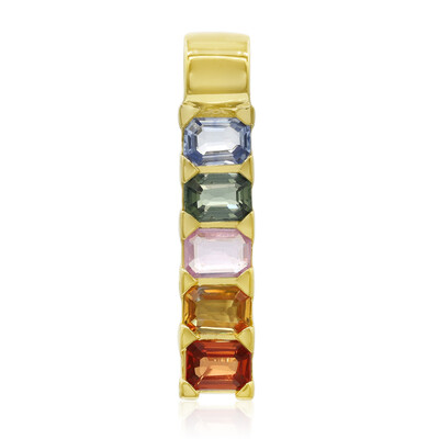 Zilveren hanger met saffieren (MONOSONO COLLECTION)