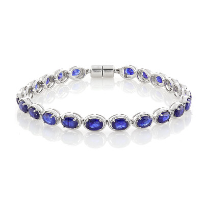 Zilveren armband met Madagaskar Blauwe Saffieren