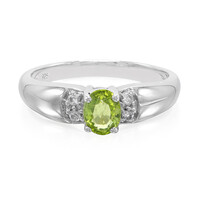 Zilveren ring met een Paraiba toermalijn