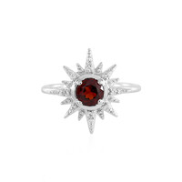 Zilveren ring met een Mozambique granaat
