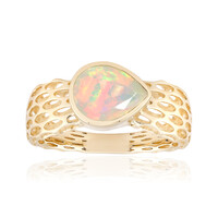 Gouden ring met een AAA Welo-opaal (Ornaments by de Melo)
