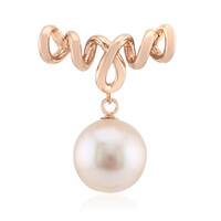 Zilveren hanger met een Witte zoetwater kweekparel