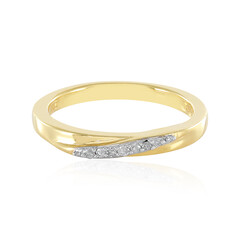 Zilveren ring met een I2 (I) Diamant