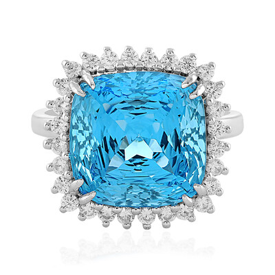 Zilveren ring met een Marambaia-topaas (PHANTASIA)