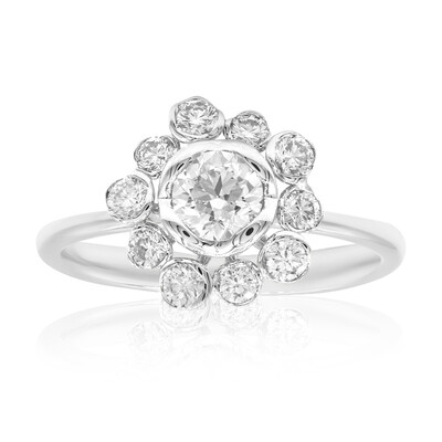 Gouden ring met een VS2 (H) Diamant (CIRARI)