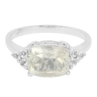 Zilveren ring met een Orthoklaas
