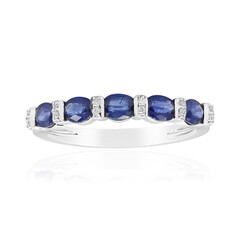 Gouden ring met Blauwe Ceylon saffieren (CIRARI)