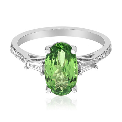 Gouden ring met een AAA tsavoriet (CIRARI)