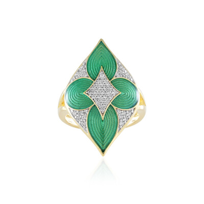 Zilveren ring met zirkonen (Adela Silber)