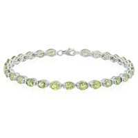 Zilveren armband met Paraiba toermalijnen