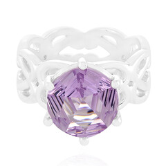 Zilveren ring met een lavendel amethist