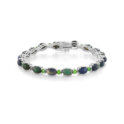 Zilveren armband met Mezezo opalen