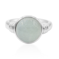 Zilveren ring met een aquamarijn