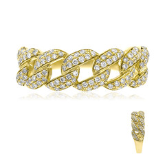 Gouden ring met SI2 (H) Diamanten (CIRARI)