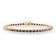 Gouden armband met zwarte diamanten (de Melo)