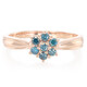 Zilveren ring met Fancy diamanten