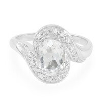 Zilveren ring met een Himalaya beril