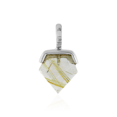 Zilveren hanger met een rutielkwarts (MONOSONO COLLECTION)