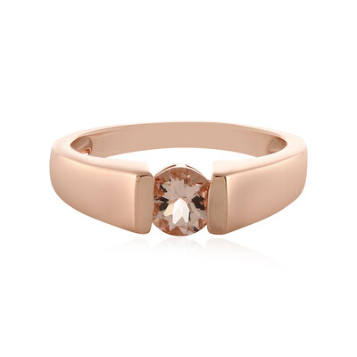 Zilveren ring met een morganiet