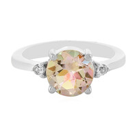 Zilveren ring met een Luna Kwarts