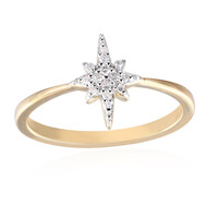 Zilveren ring met I3 (I) Diamanten