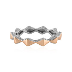 Zilveren ring met zirkonen
