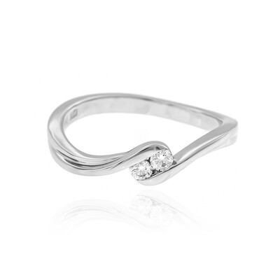 Platinaen ring met Loepzuivere (F) Diamanten (LUCENT DIAMONDS)