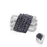 Gouden ring met blauwe saffieren (Estée Collection)