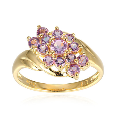 Zilveren ring met een amethist