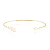 Zilveren armband met een Witte zoetwater kweekparel