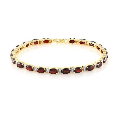 Zilveren armband met Mozambique granaten