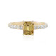 Gouden ring met een Gele Zirkoon