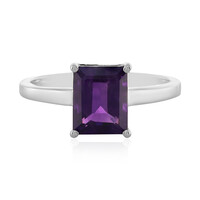 Zilveren ring met een amethist