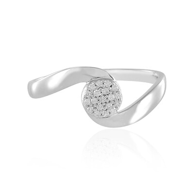 Gouden ring met Loepzuivere (F) Diamanten (LUCENT DIAMONDS)