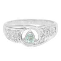Zilveren ring met een toermalijn