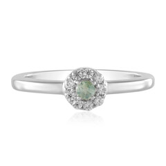 Zilveren ring met een alexandriet