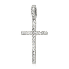 Gouden hanger met PK (H) Diamanten