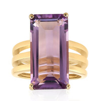 Zilveren ring met een amethist
