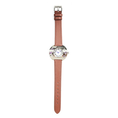 Horloge met amethisten