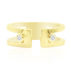 Zilveren ring met I1 (G) Diamanten