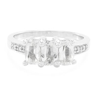 Zilveren ring met Himalaya berilstenen