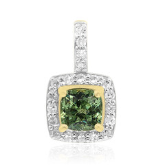 Gouden hanger met een Madagaskar Demantoid (John Ferry)