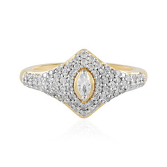 Zilveren ring met een zirkoon
