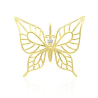 Zilveren hanger met zirkonen