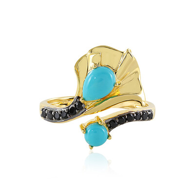 Zilveren ring met een Sleeping Beauty Turkoois