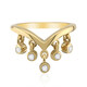 Zilveren ring met zirkonen (M de Luca)