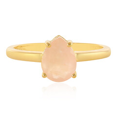 Zilveren ring met een rozen kwarts